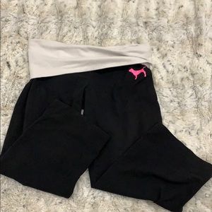 Victoria’s Secret PINK fold over yoga capris